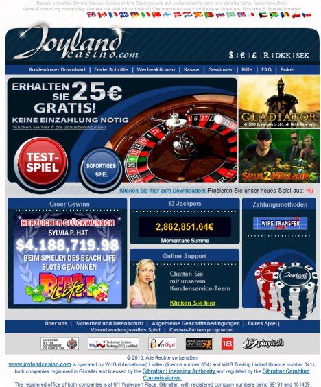 joyland casino 25 euro bonus code